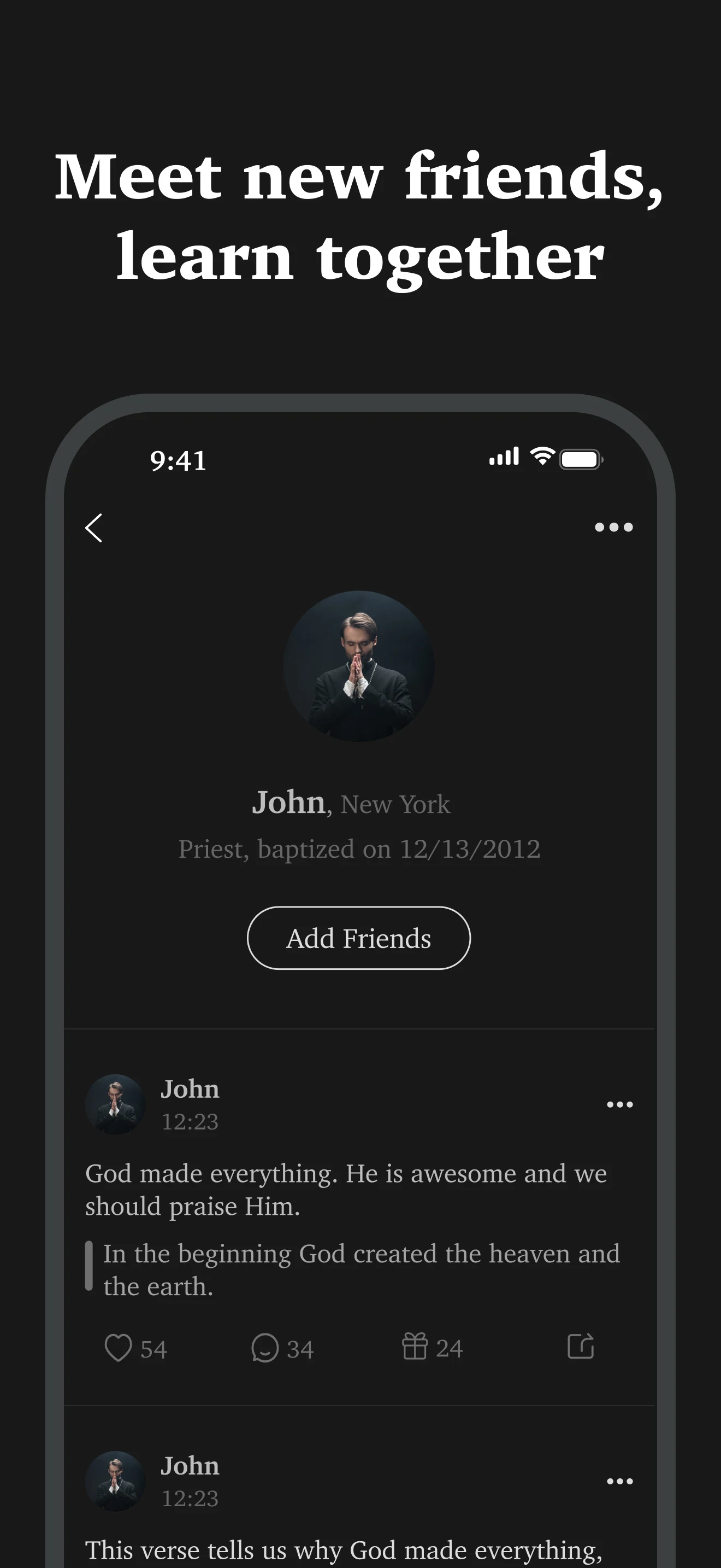 TBS - Bible Chat App screenshot
